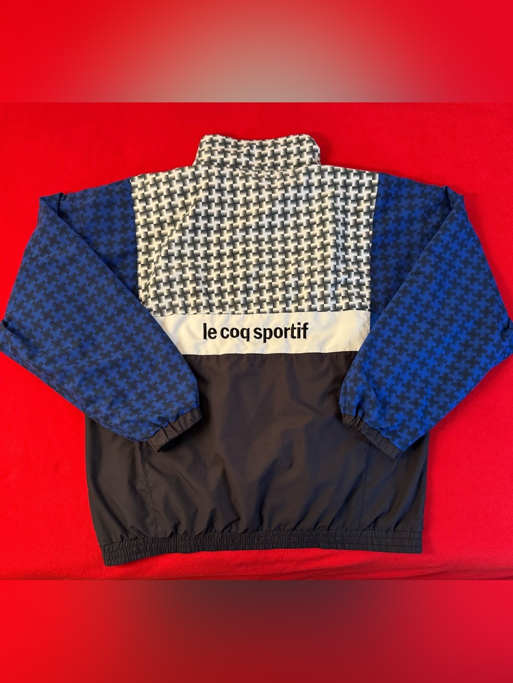 Vintage 90s Le Coq Sportif Windbreaker Lined  Jacket Men’s Size XL EUC